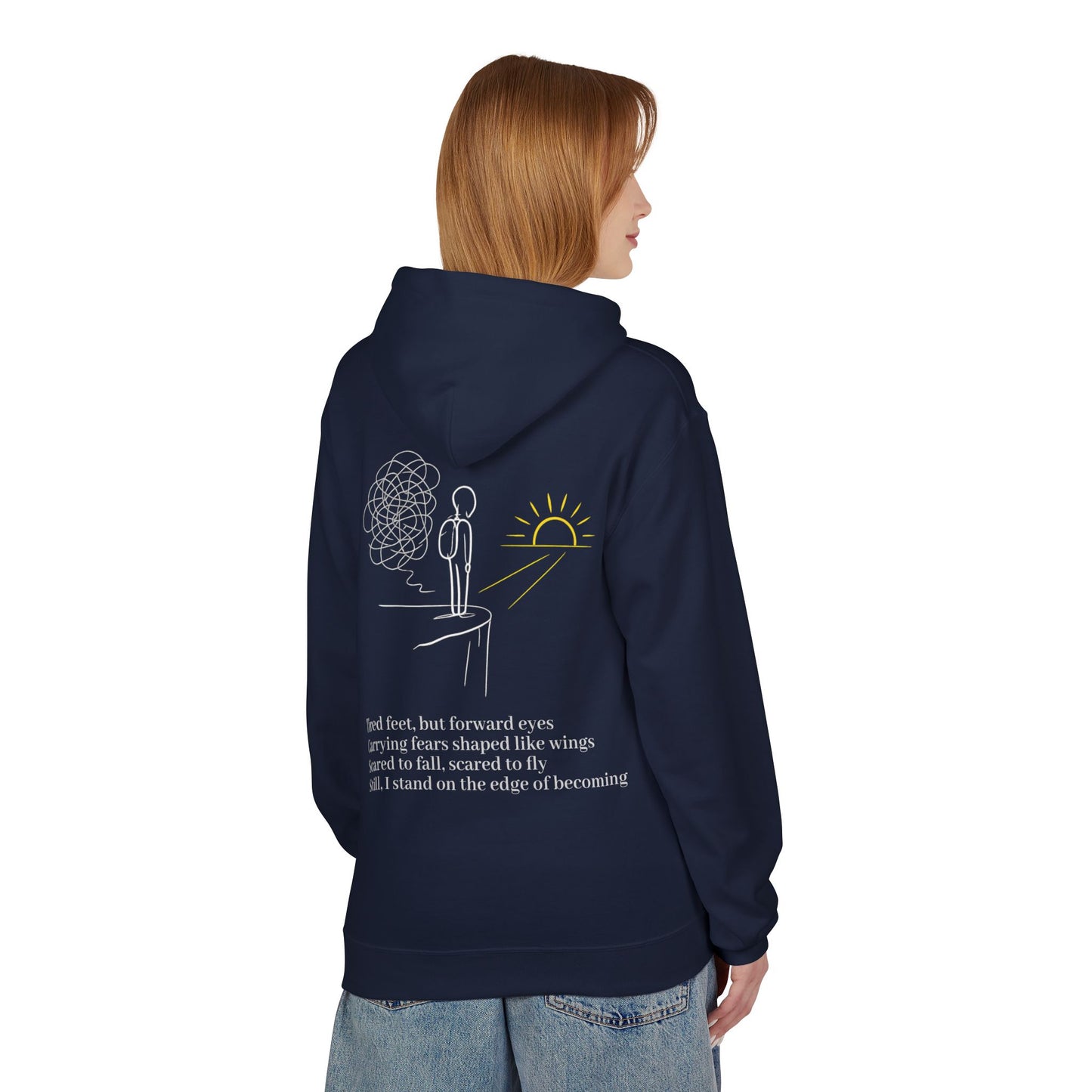 ''Becoming'' Unisex Midweight Softstyle Fleece Hoodie