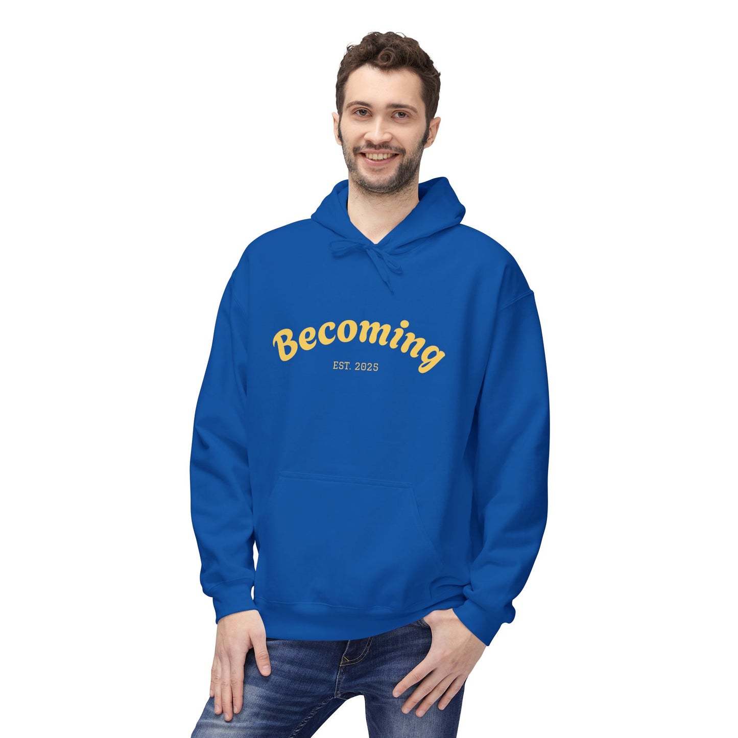 ''Becoming - No Limits'' 80% Cotton Hoodie