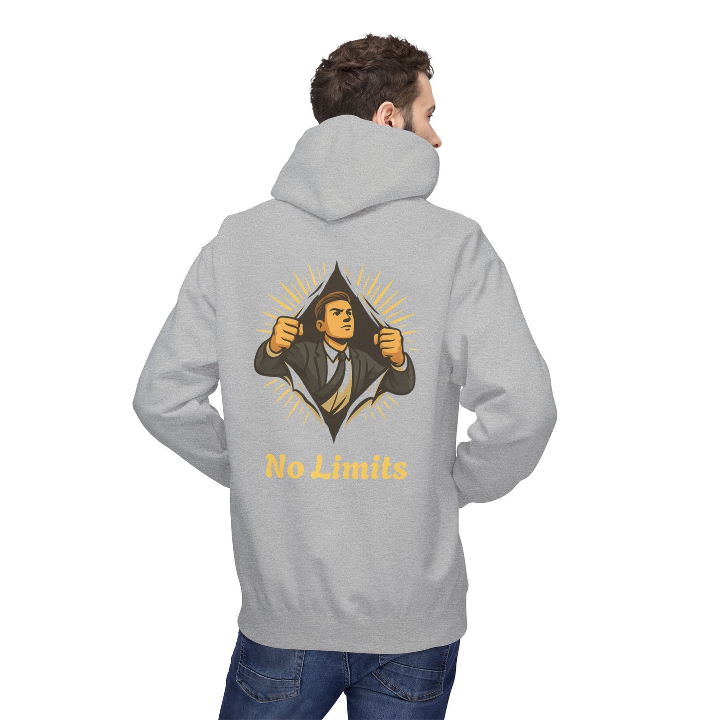 ''Becoming - No Limits'' 80% Cotton Hoodie