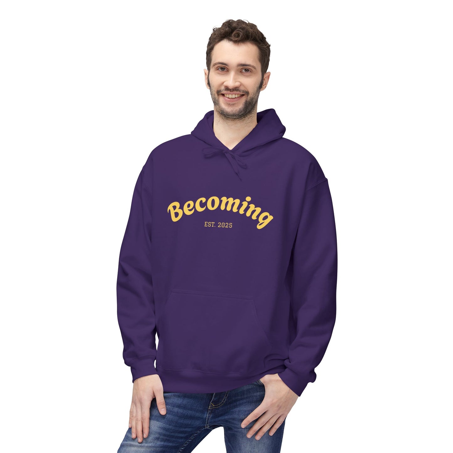 ''Becoming - No Limits'' 80% Cotton Hoodie