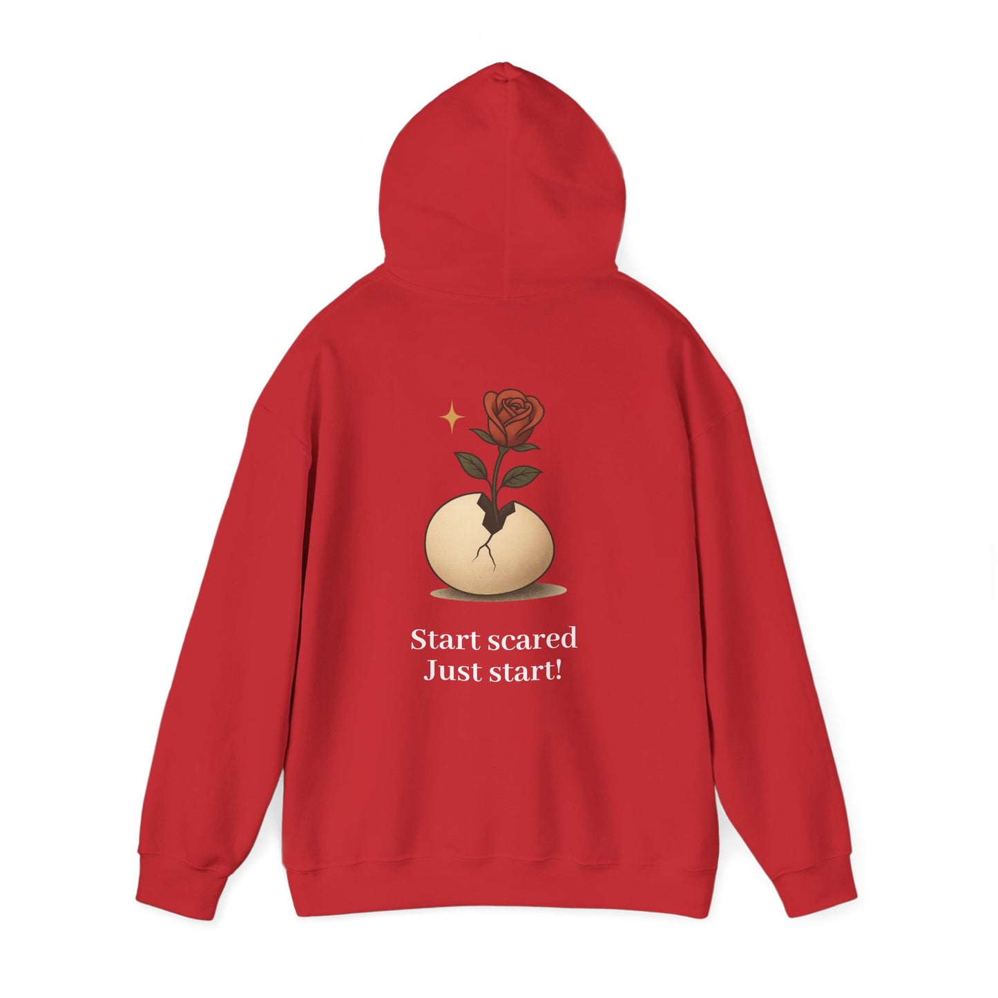 ''Becoming - Just Start'' Unisex Hooded Sweatshirt