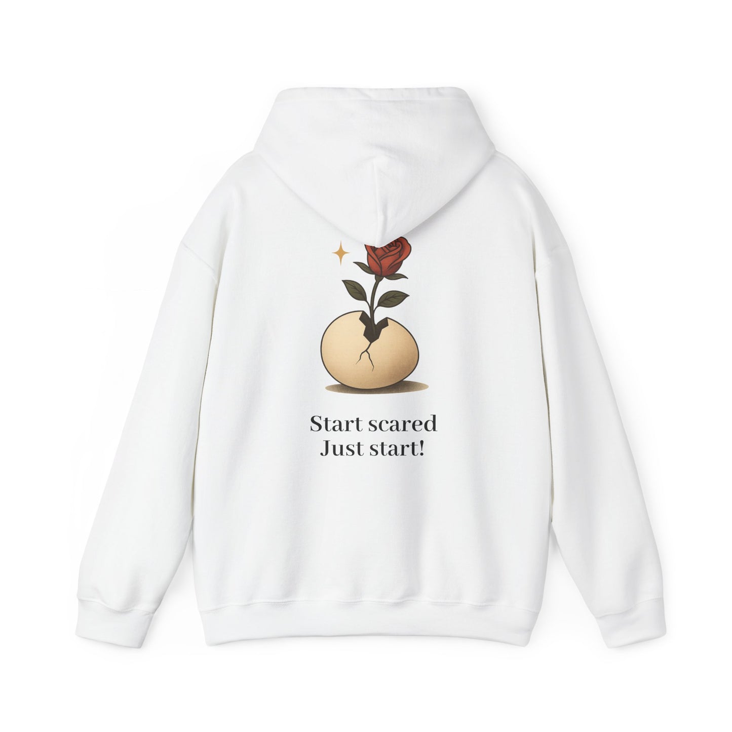''Becoming - Just Start'' Unisex Hooded Sweatshirt