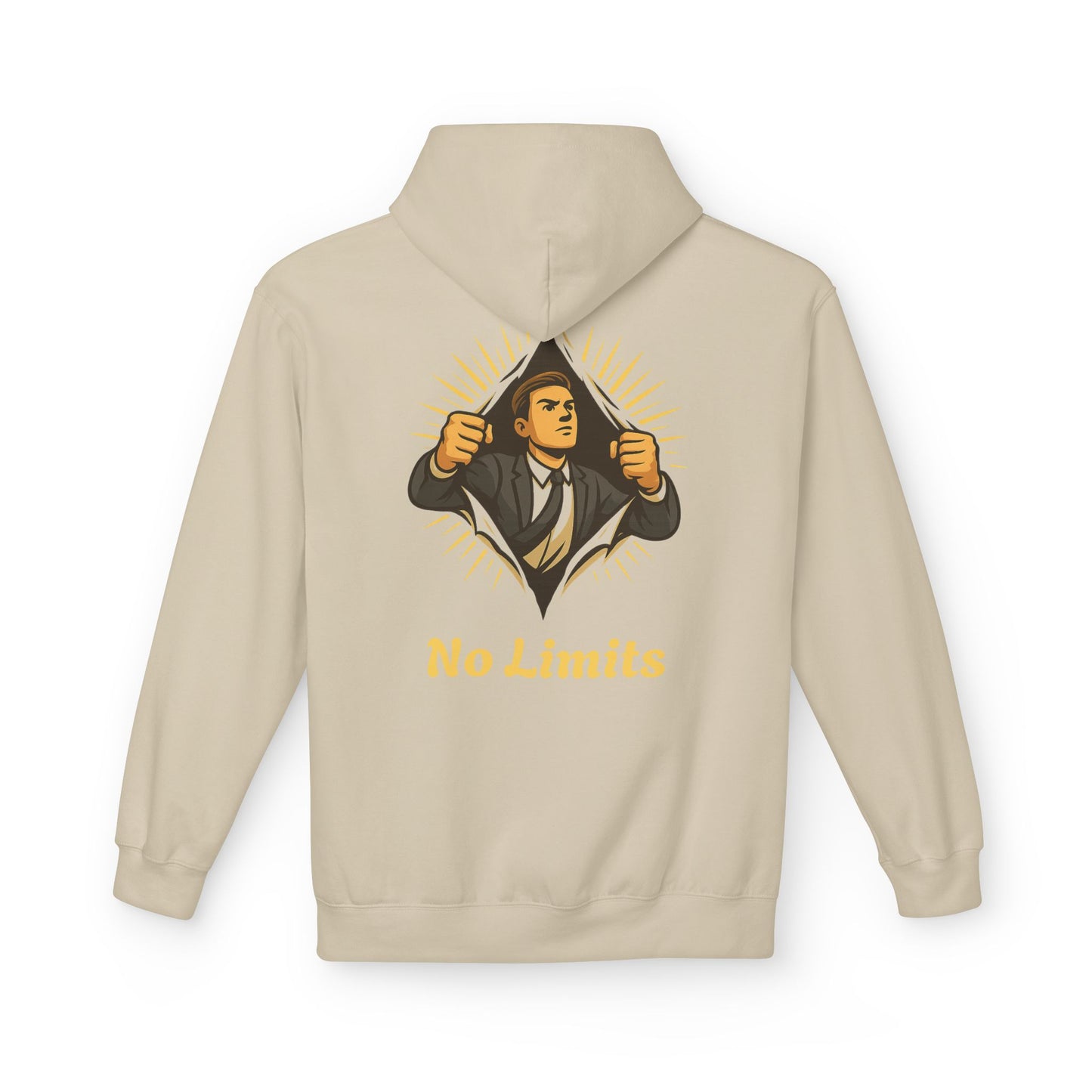 ''Becoming - No Limits'' 80% Cotton Hoodie