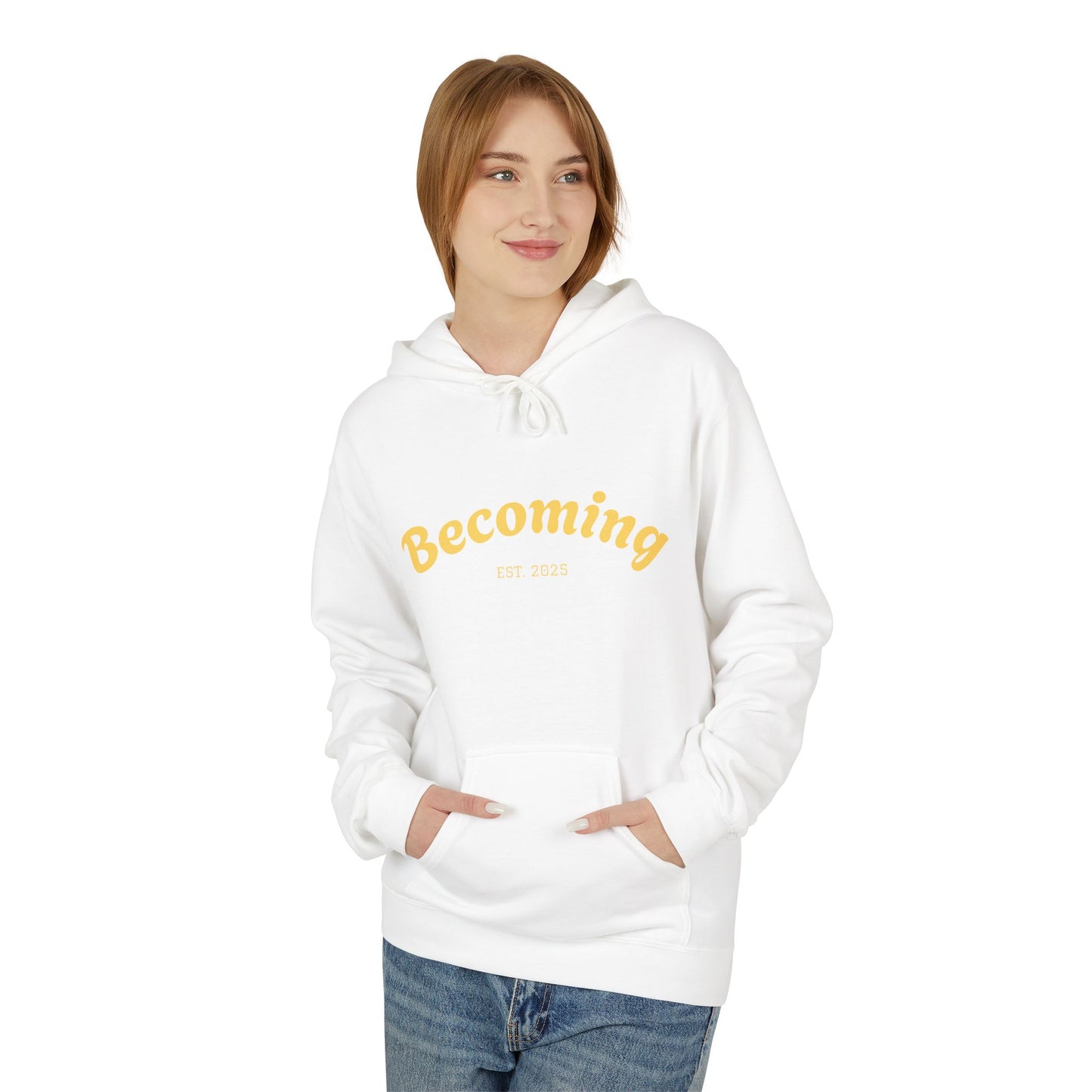 ''Becoming - No Limits'' 80% Cotton Hoodie