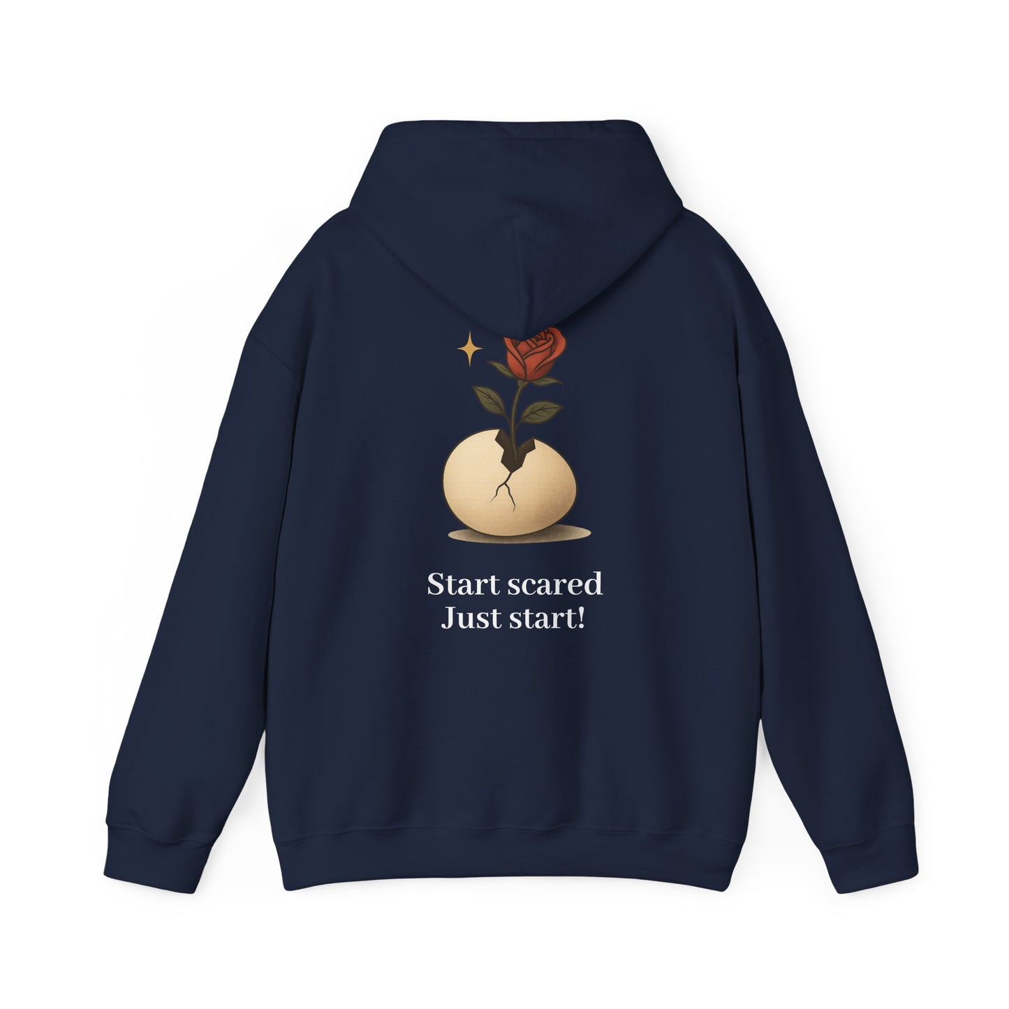''Becoming - Just Start'' Unisex Hooded Sweatshirt