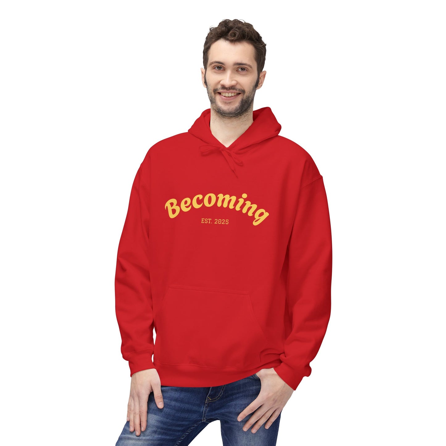 ''Becoming - No Limits'' 80% Cotton Hoodie