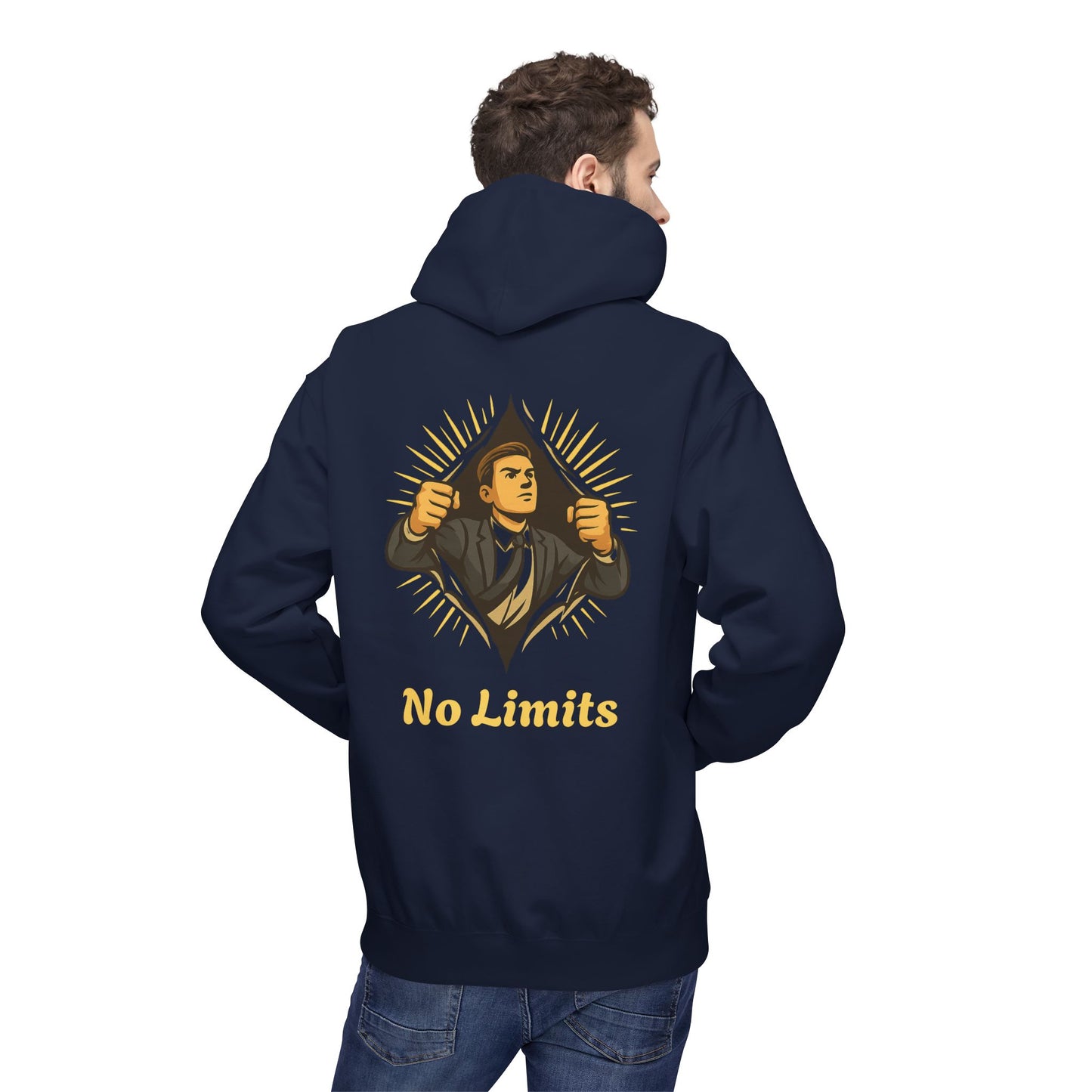 ''Becoming - No Limits'' 80% Cotton Hoodie