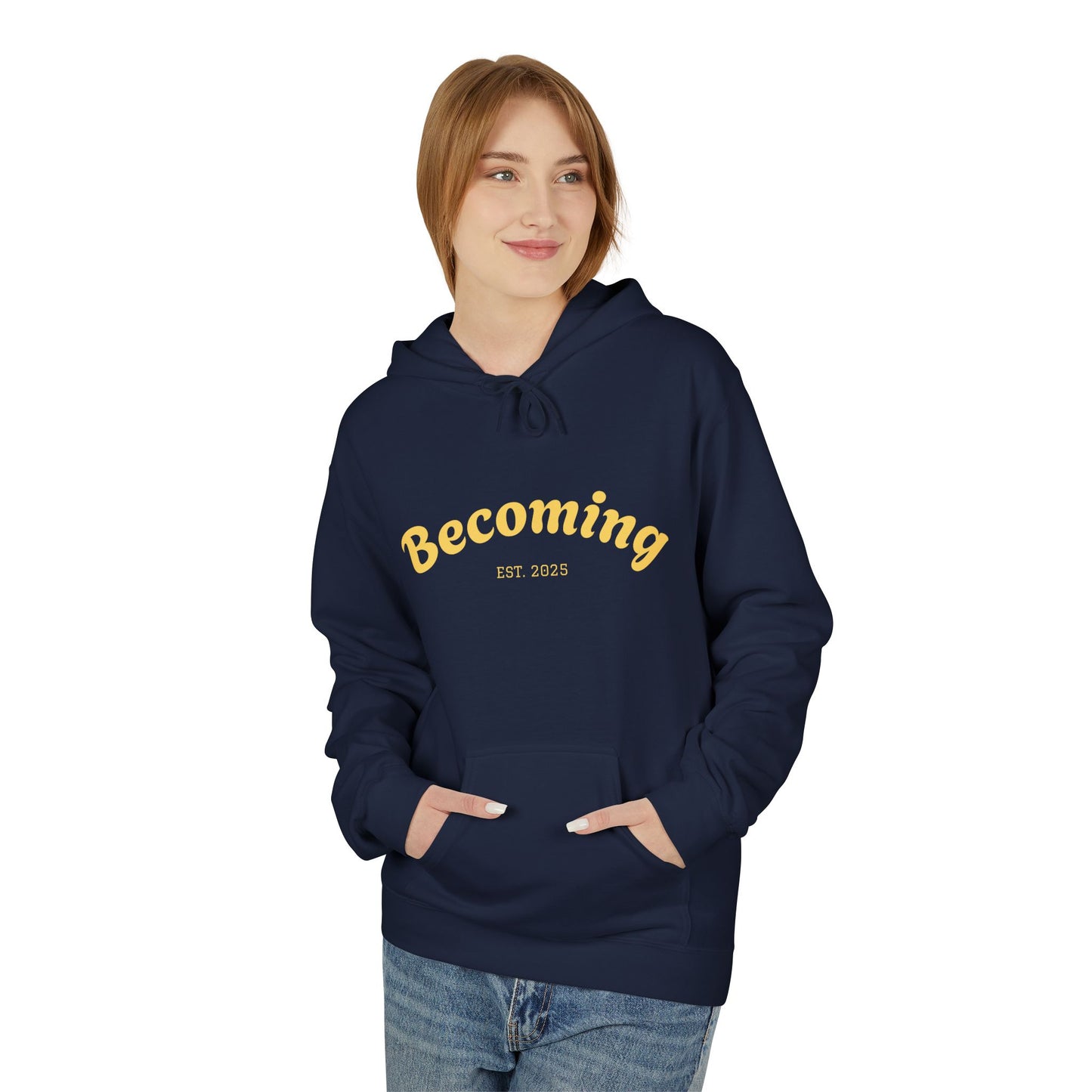 ''Becoming - No Limits'' 80% Cotton Hoodie