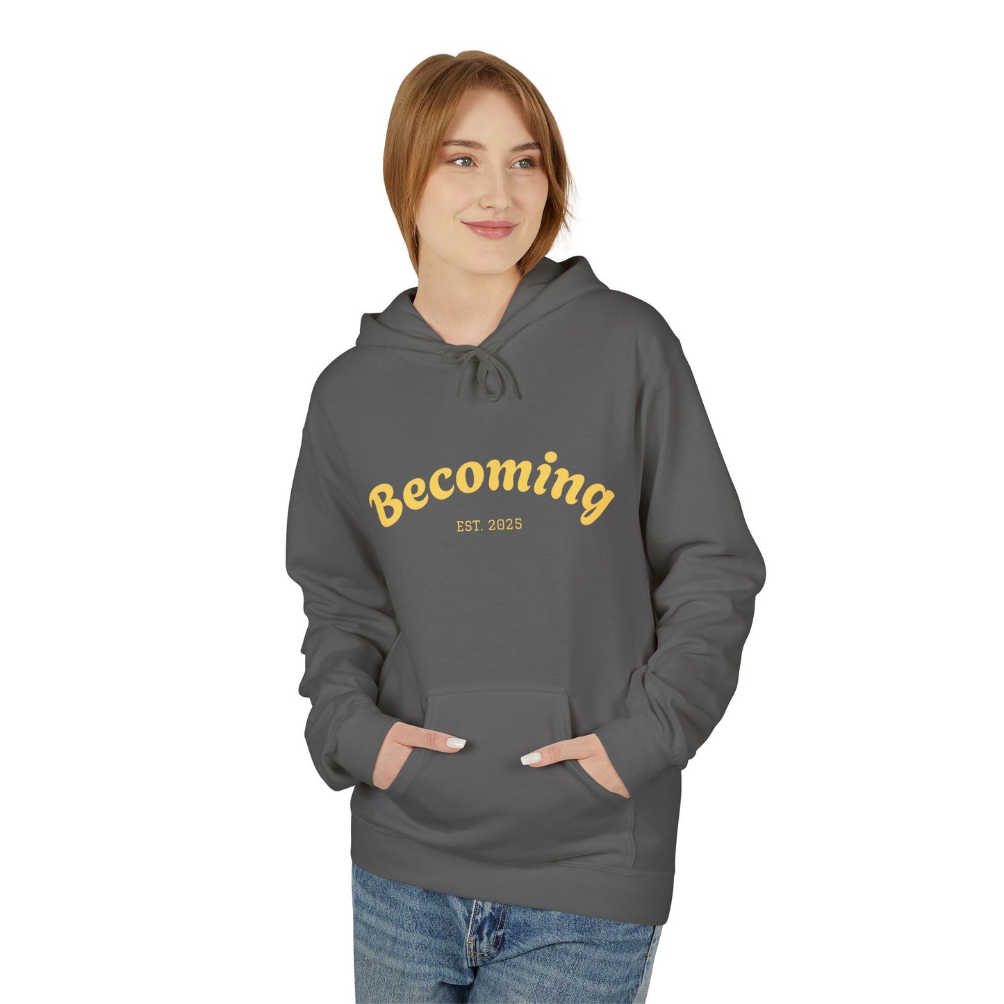 ''Becoming - No Limits'' 80% Cotton Hoodie