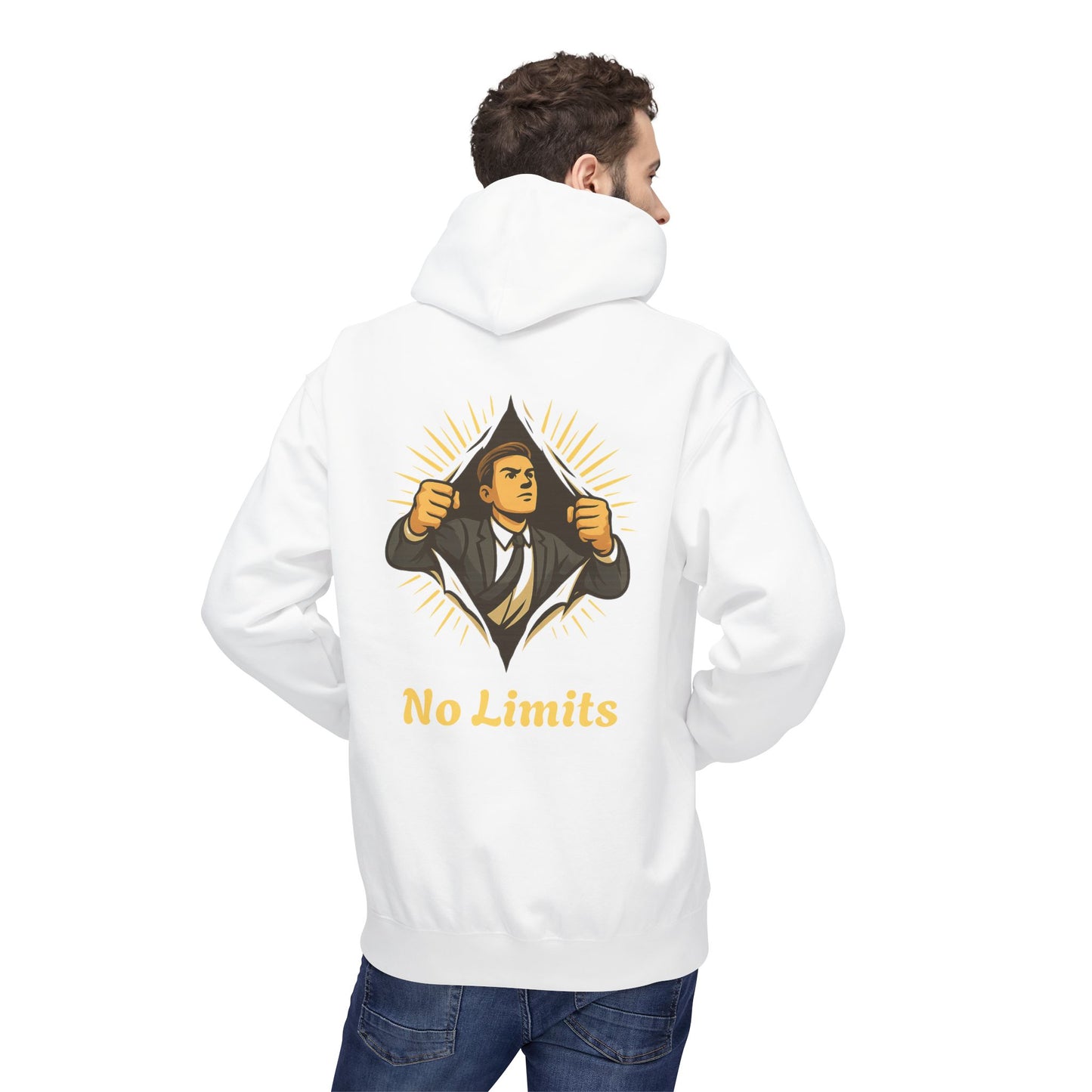 ''Becoming - No Limits'' 80% Cotton Hoodie