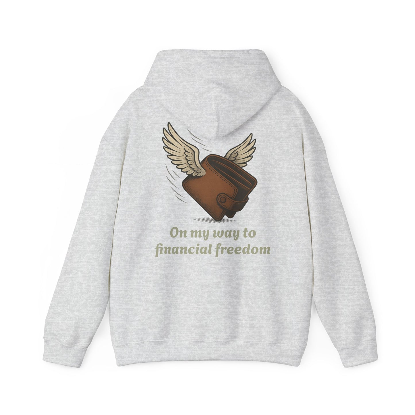 ''Becoming - Financial Freedom'' Unisex Hooded Sweatshirt