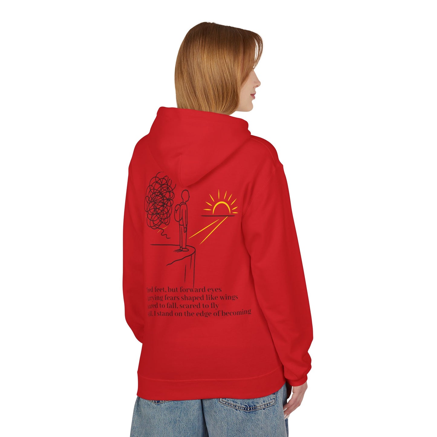 ''Becoming'' Unisex Midweight Softstyle Fleece Hoodie