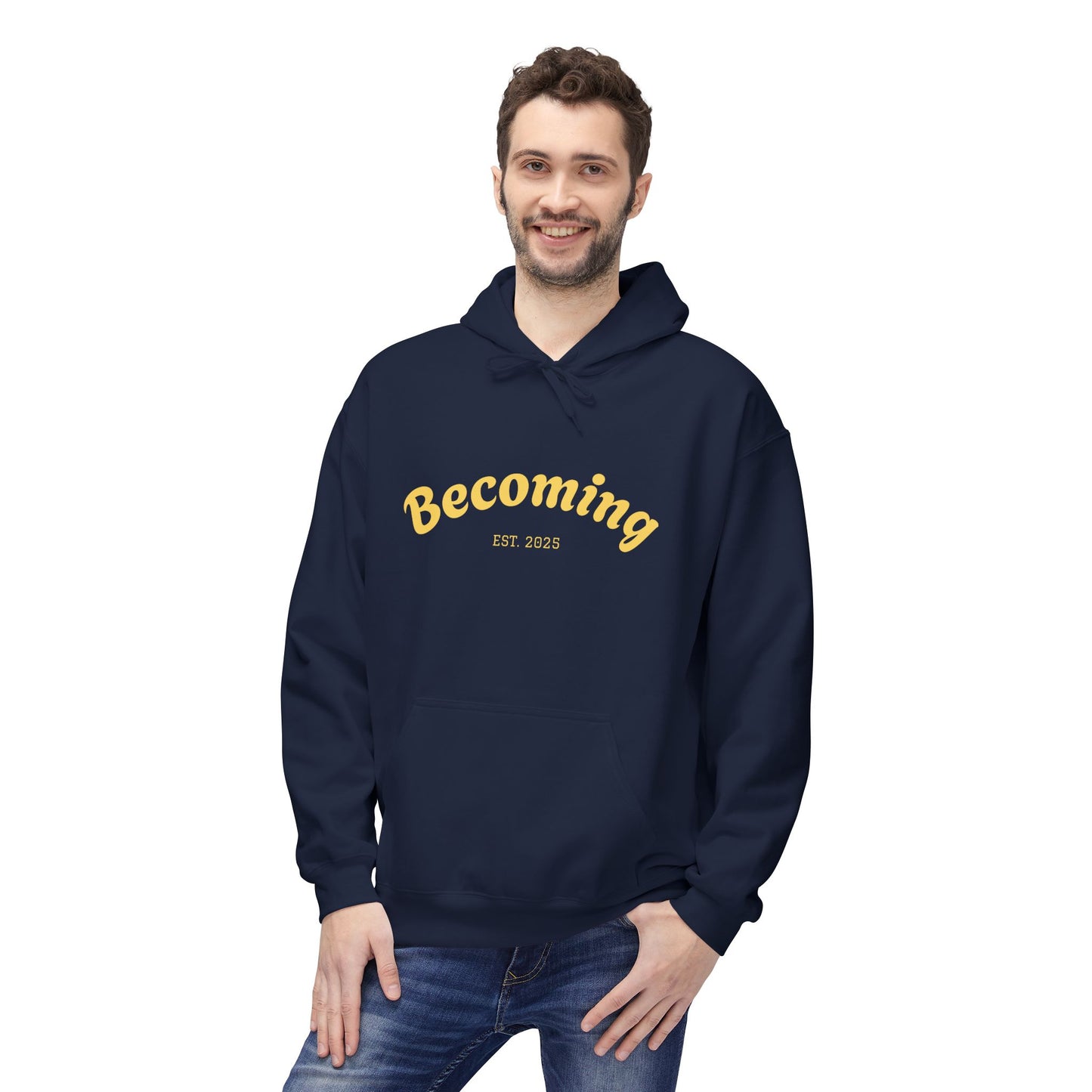 ''Becoming - No Limits'' 80% Cotton Hoodie