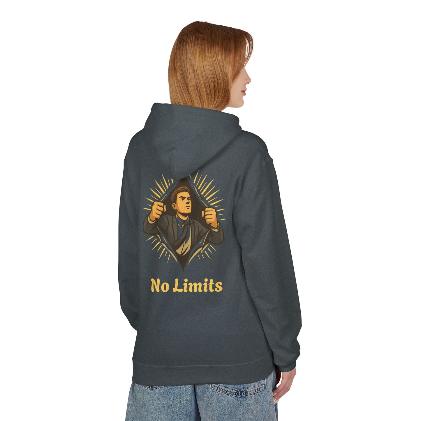 ''Becoming - No Limits'' 80% Cotton Hoodie