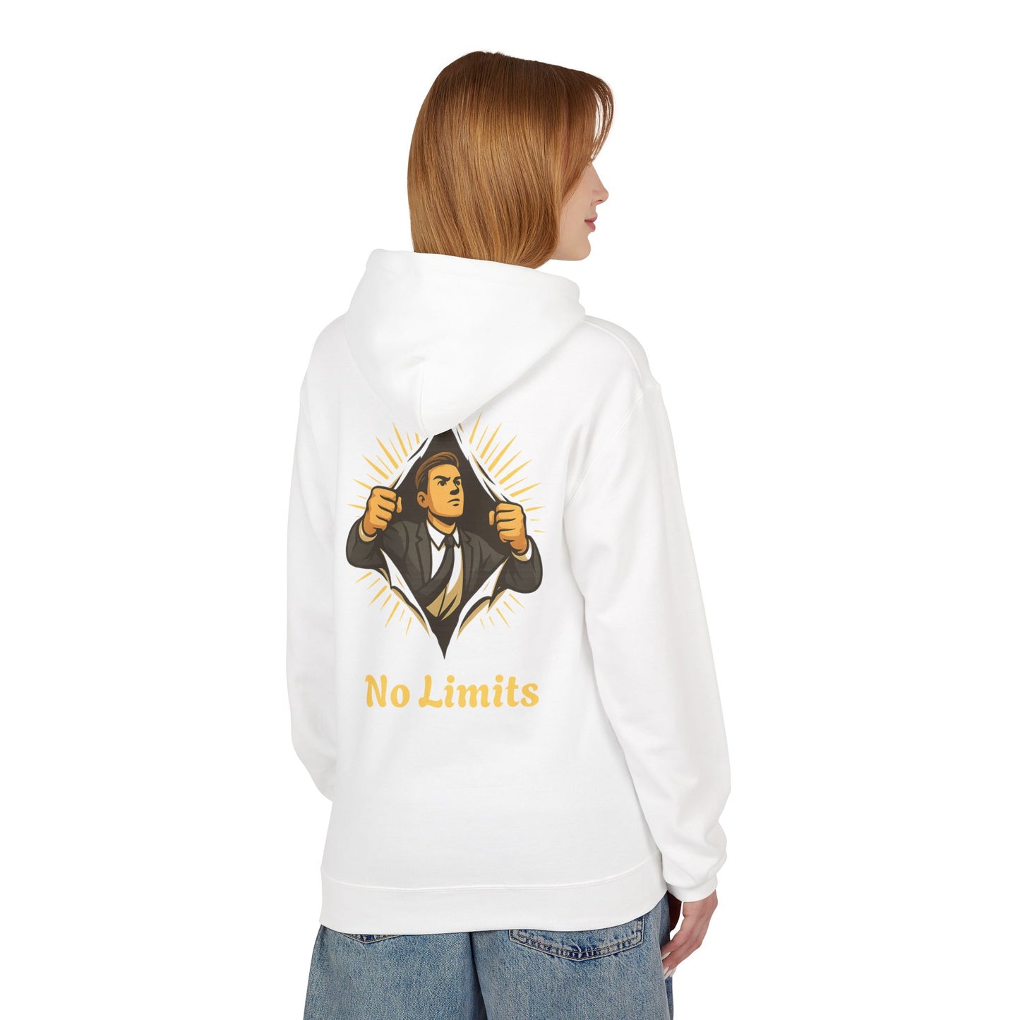''Becoming - No Limits'' 80% Cotton Hoodie