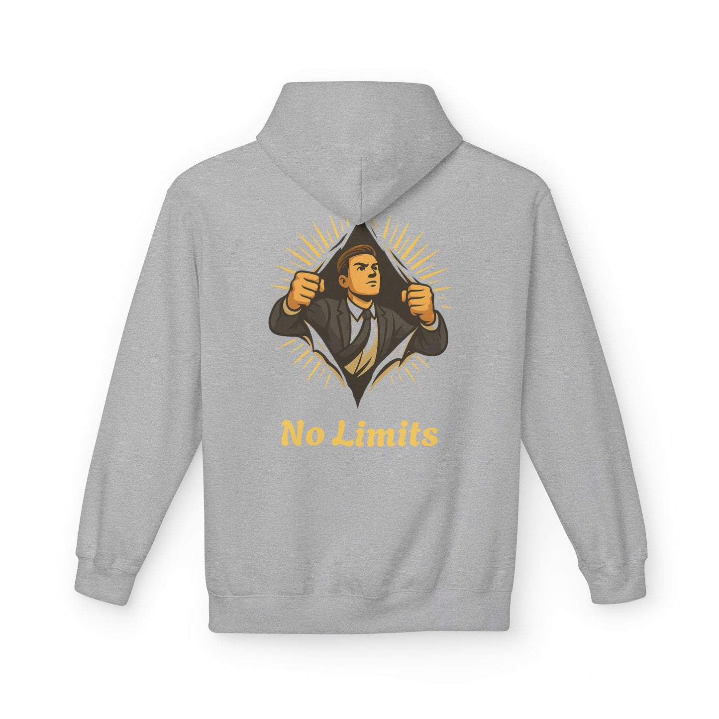 ''Becoming - No Limits'' 80% Cotton Hoodie