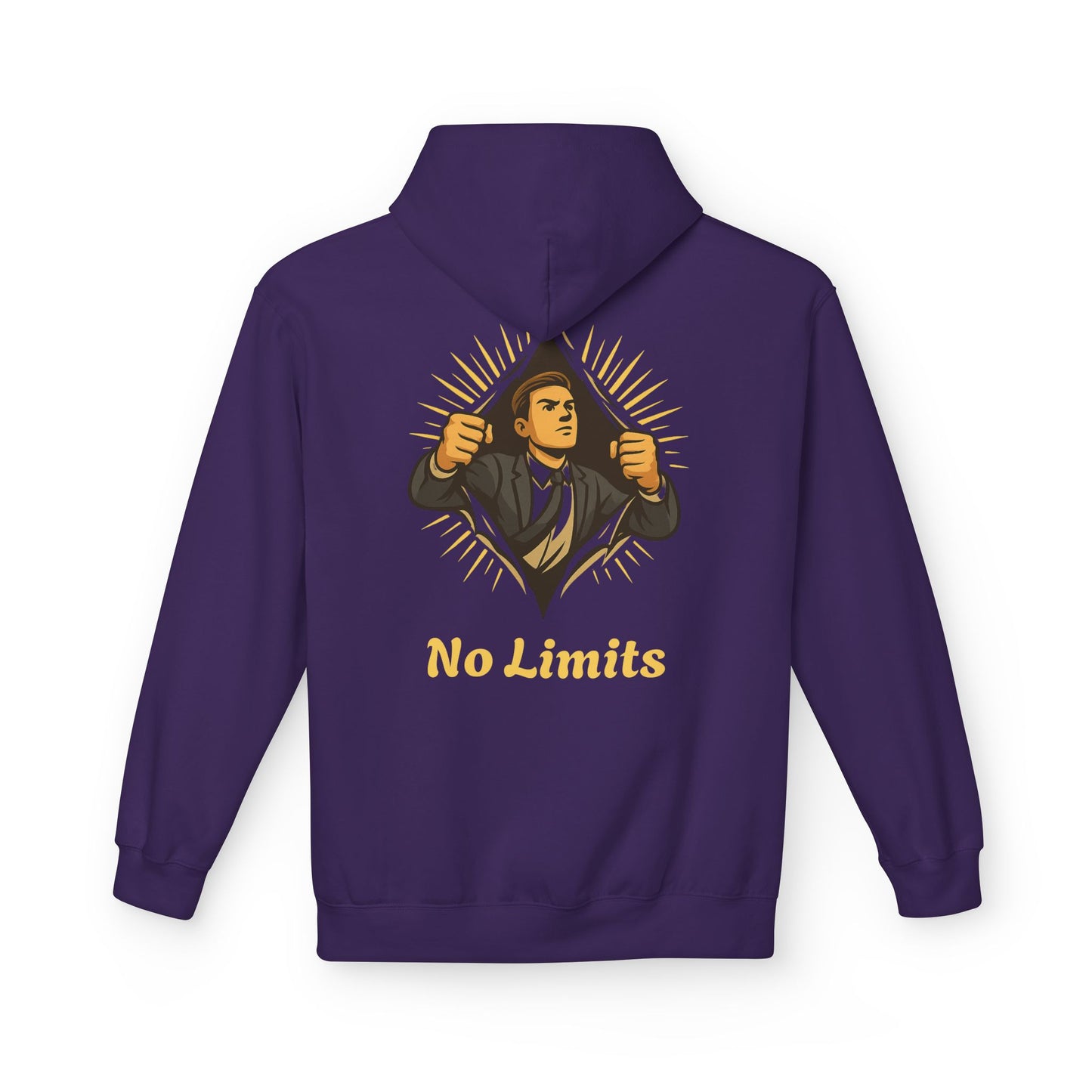 ''Becoming - No Limits'' 80% Cotton Hoodie