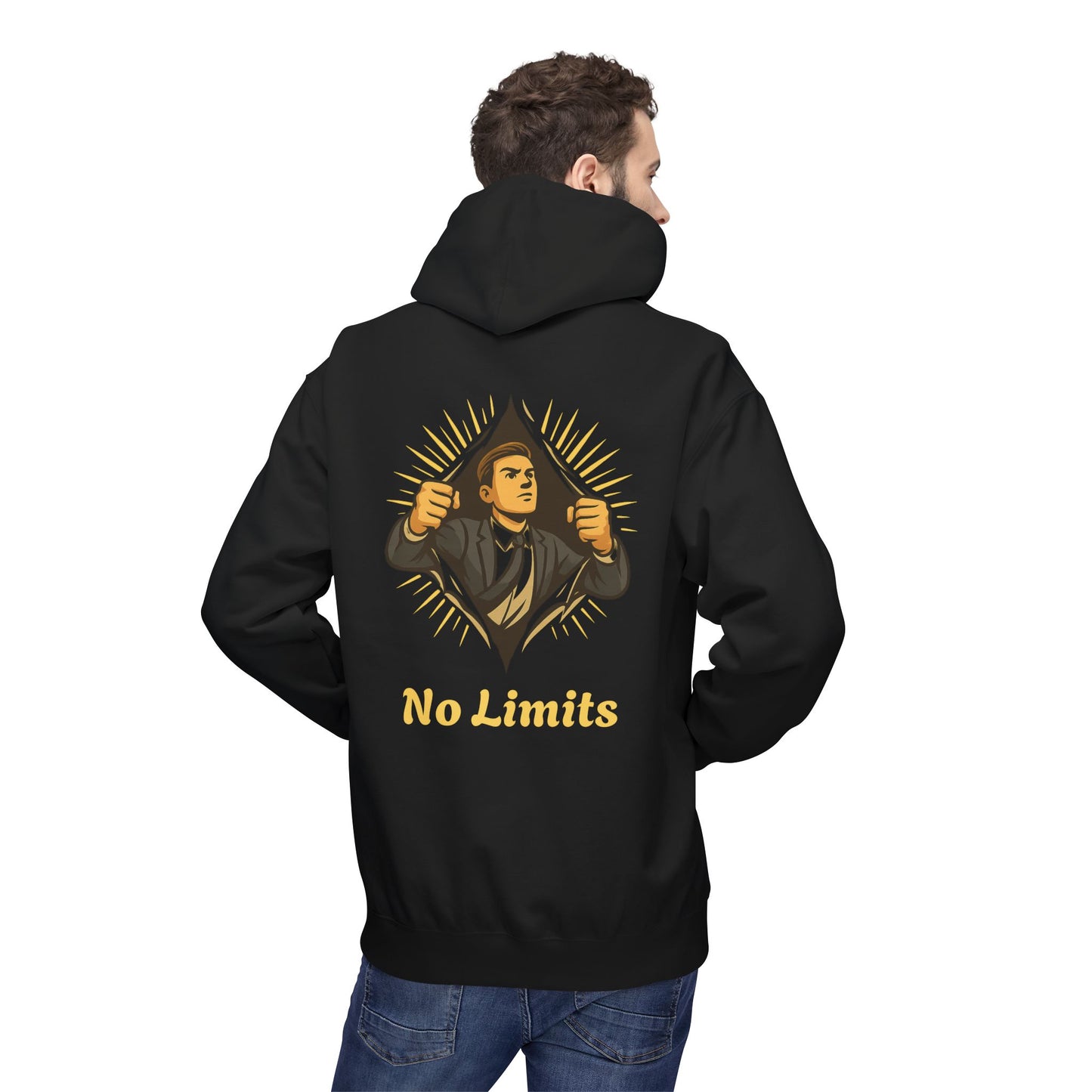 ''Becoming - No Limits'' 80% Cotton Hoodie