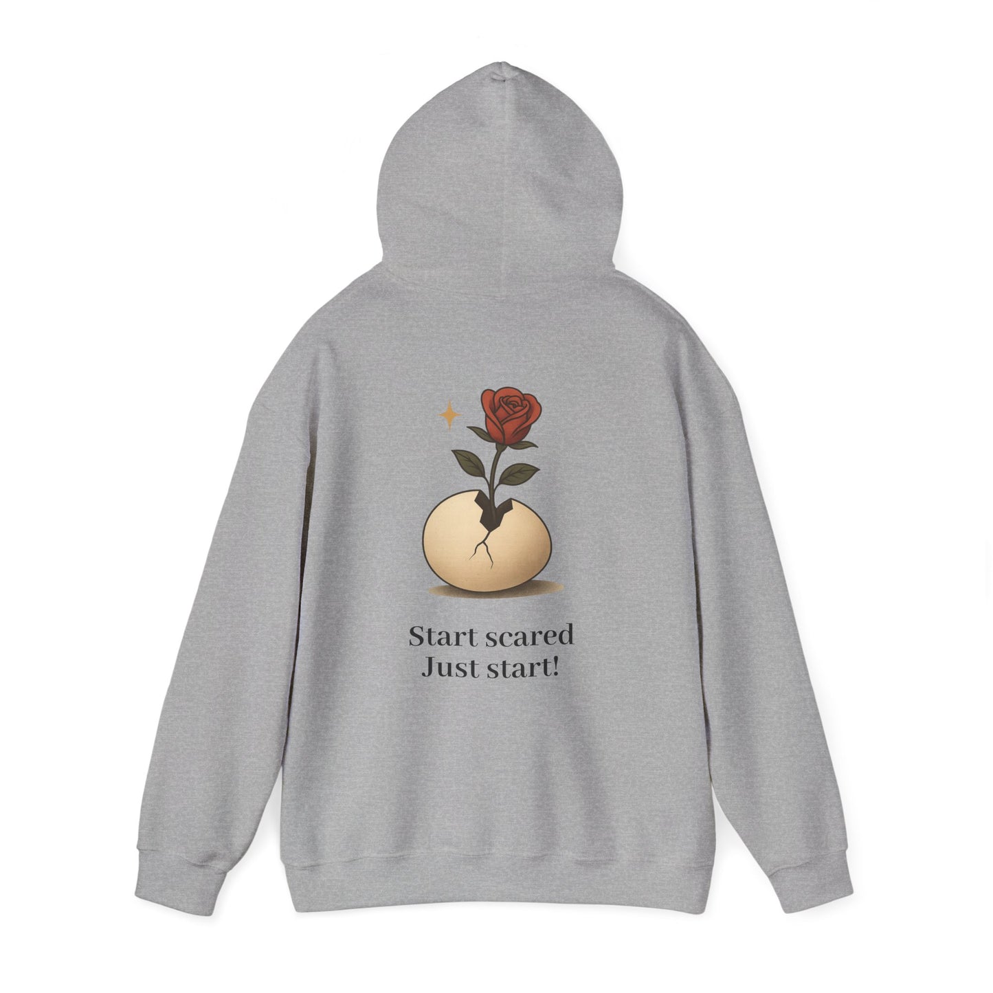 ''Becoming - Just Start'' Unisex Hooded Sweatshirt