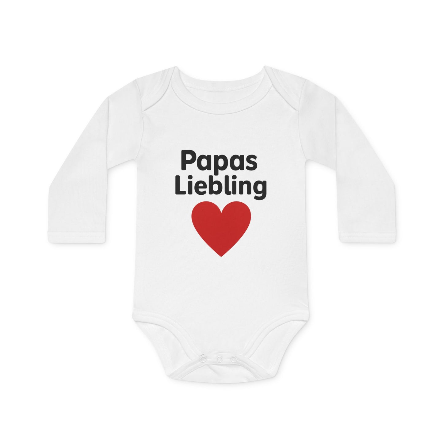 Papas Liebling Baby Bodysuit, Organic Cotton