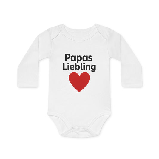 Papas Liebling Baby Bodysuit, Organic Cotton