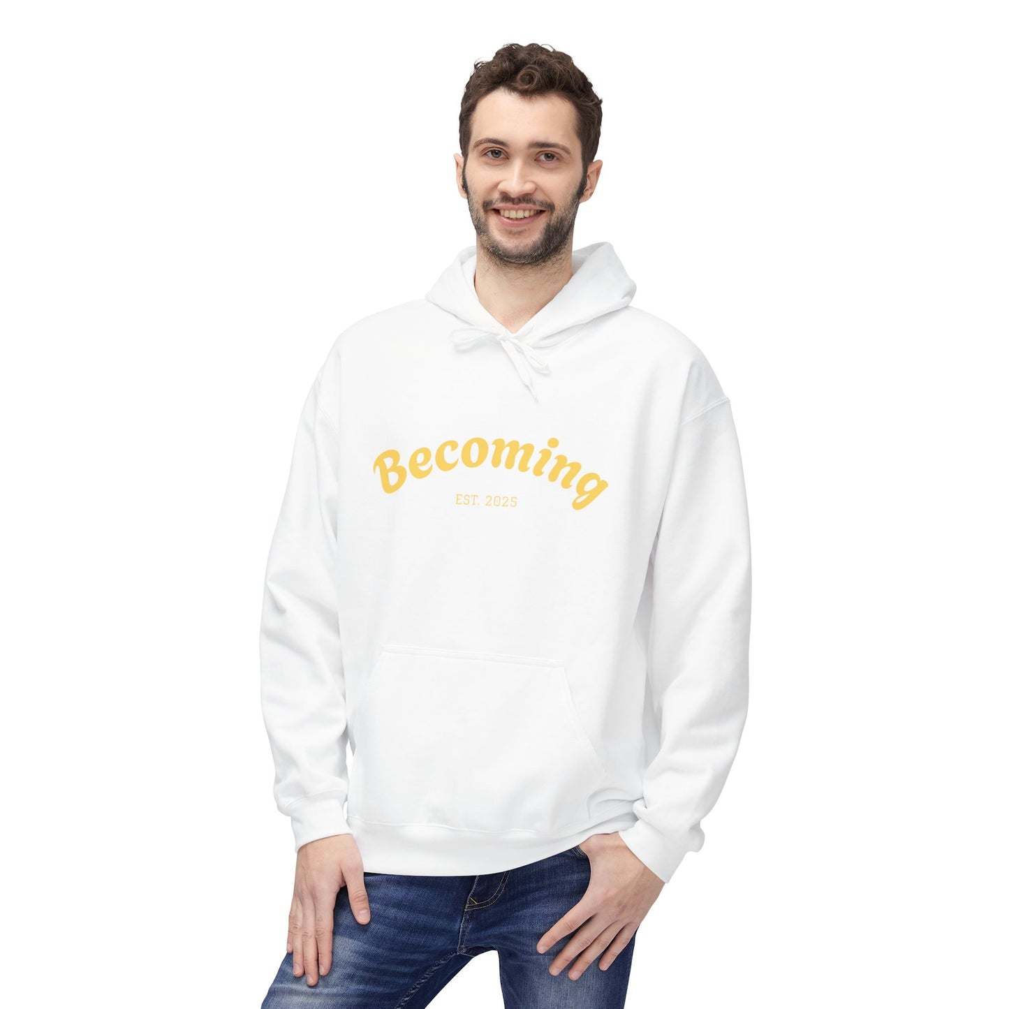 ''Becoming - No Limits'' 80% Cotton Hoodie