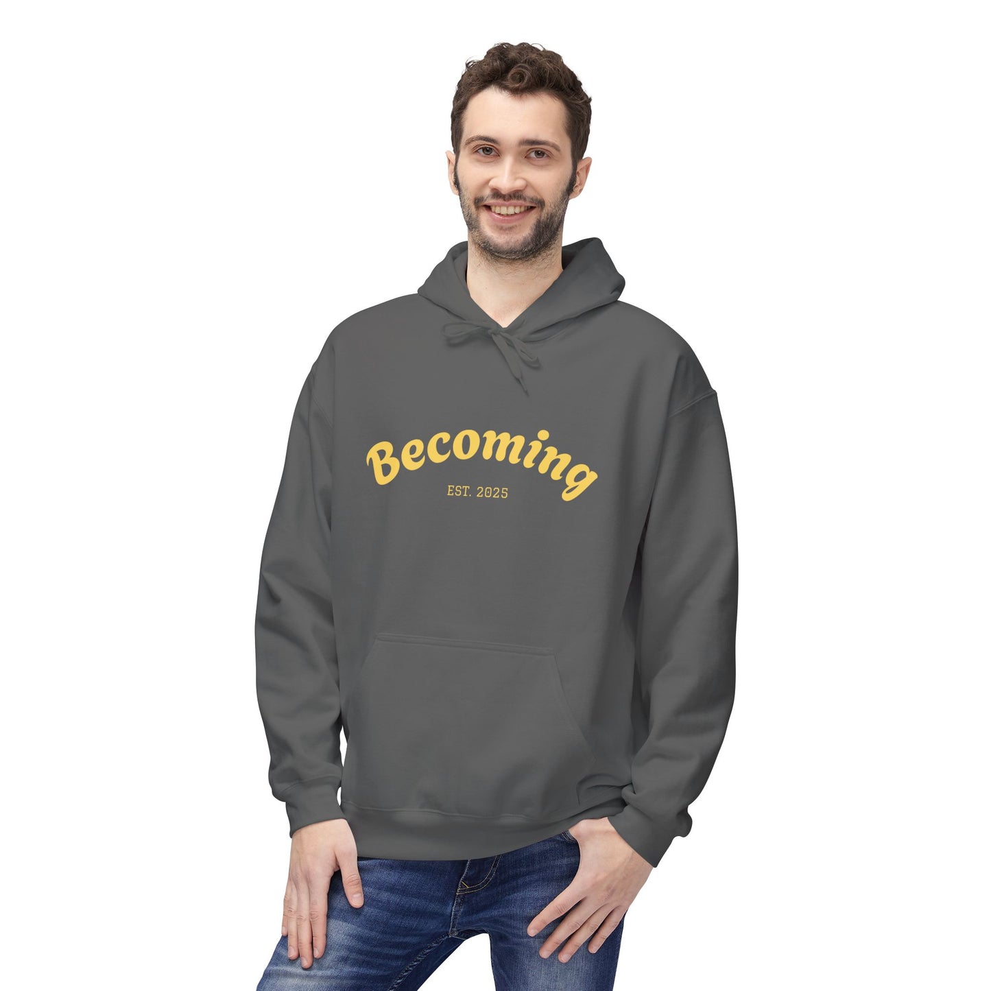 ''Becoming - No Limits'' 80% Cotton Hoodie