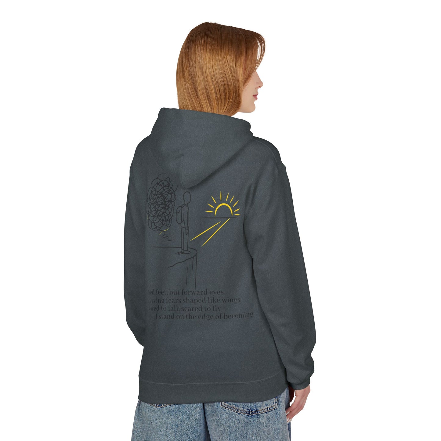 ''Becoming'' Unisex Midweight Softstyle Fleece Hoodie