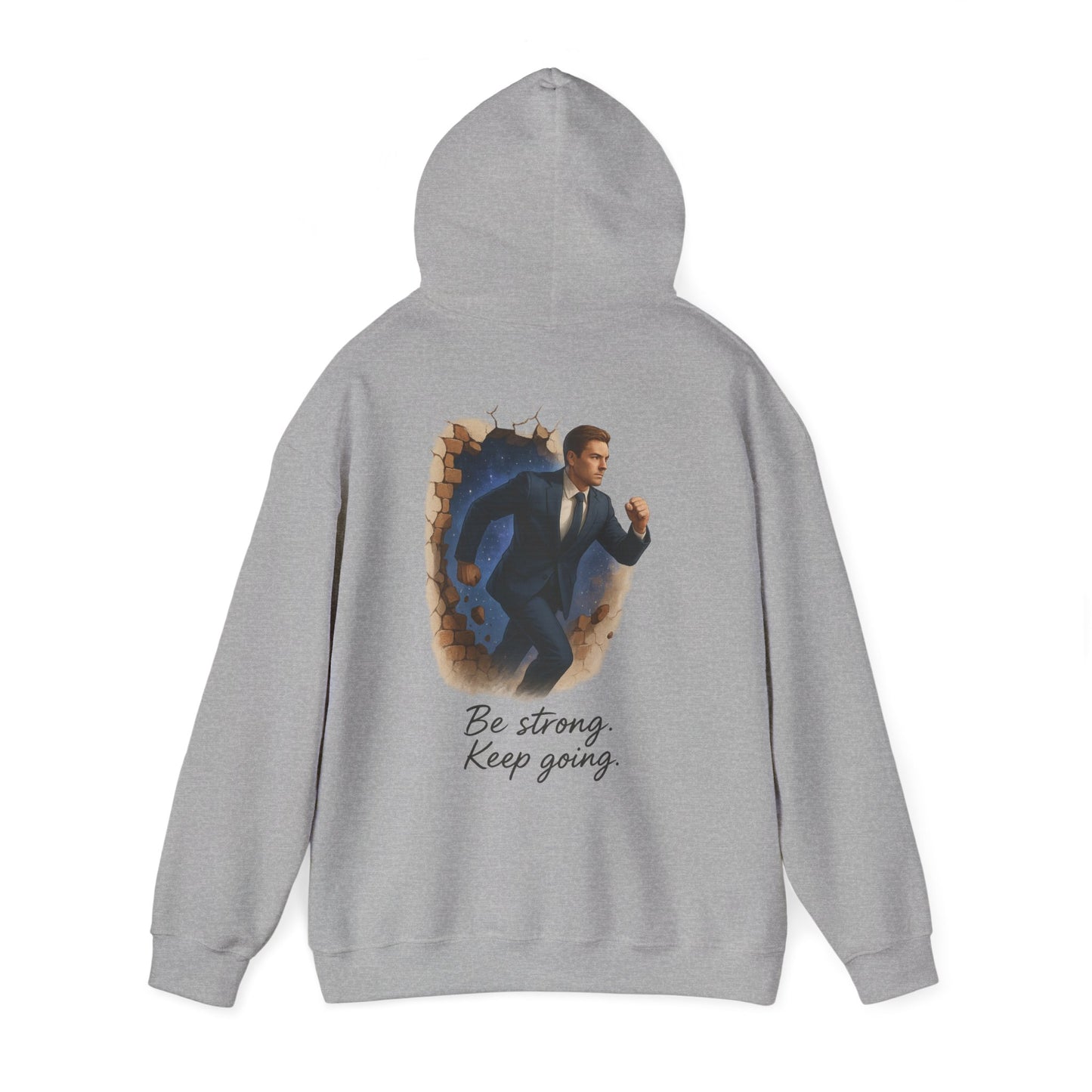 ''Keep going'' Unisex Hooded Sweatshirt