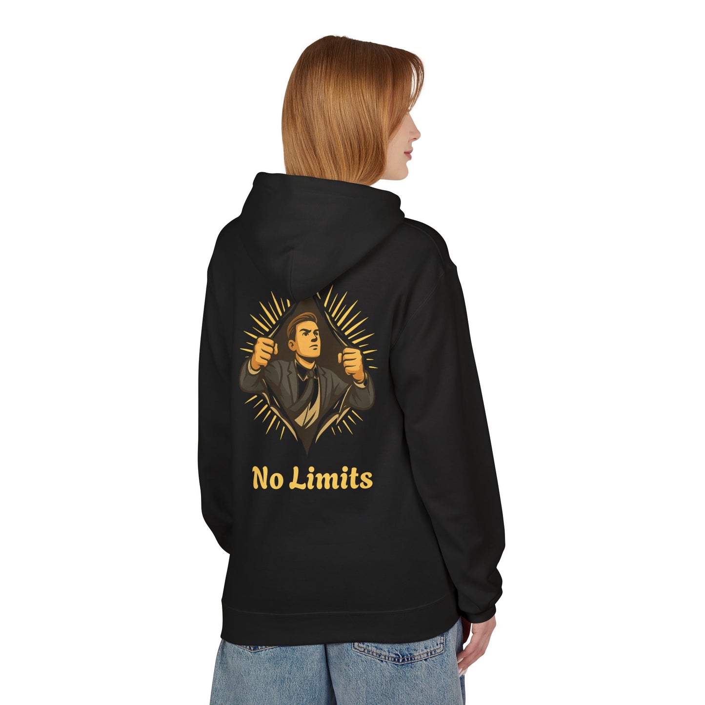 ''Becoming - No Limits'' 80% Cotton Hoodie