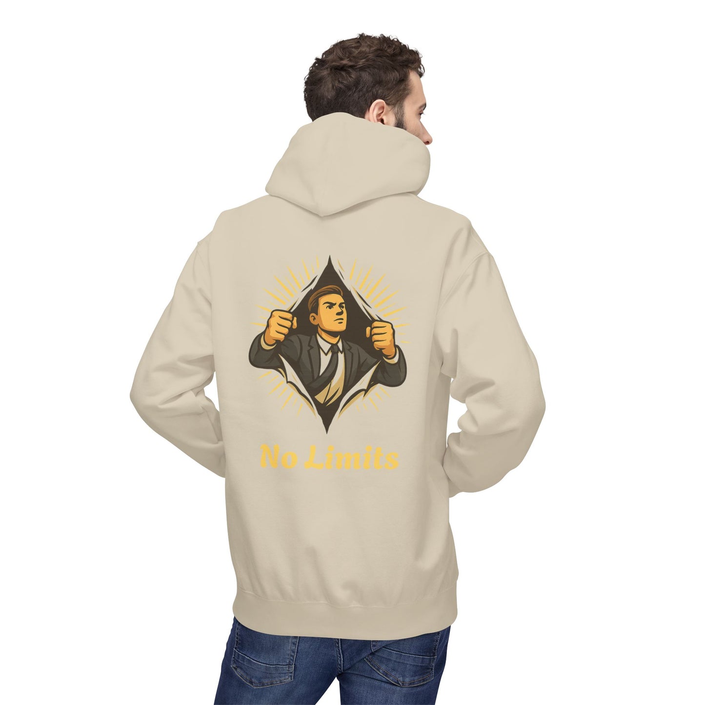 ''Becoming - No Limits'' 80% Cotton Hoodie