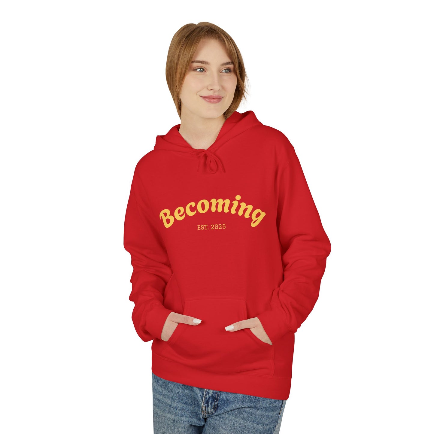 ''Becoming - No Limits'' 80% Cotton Hoodie