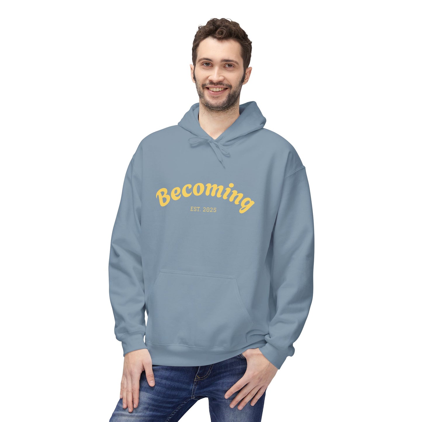 ''Becoming - No Limits'' 80% Cotton Hoodie