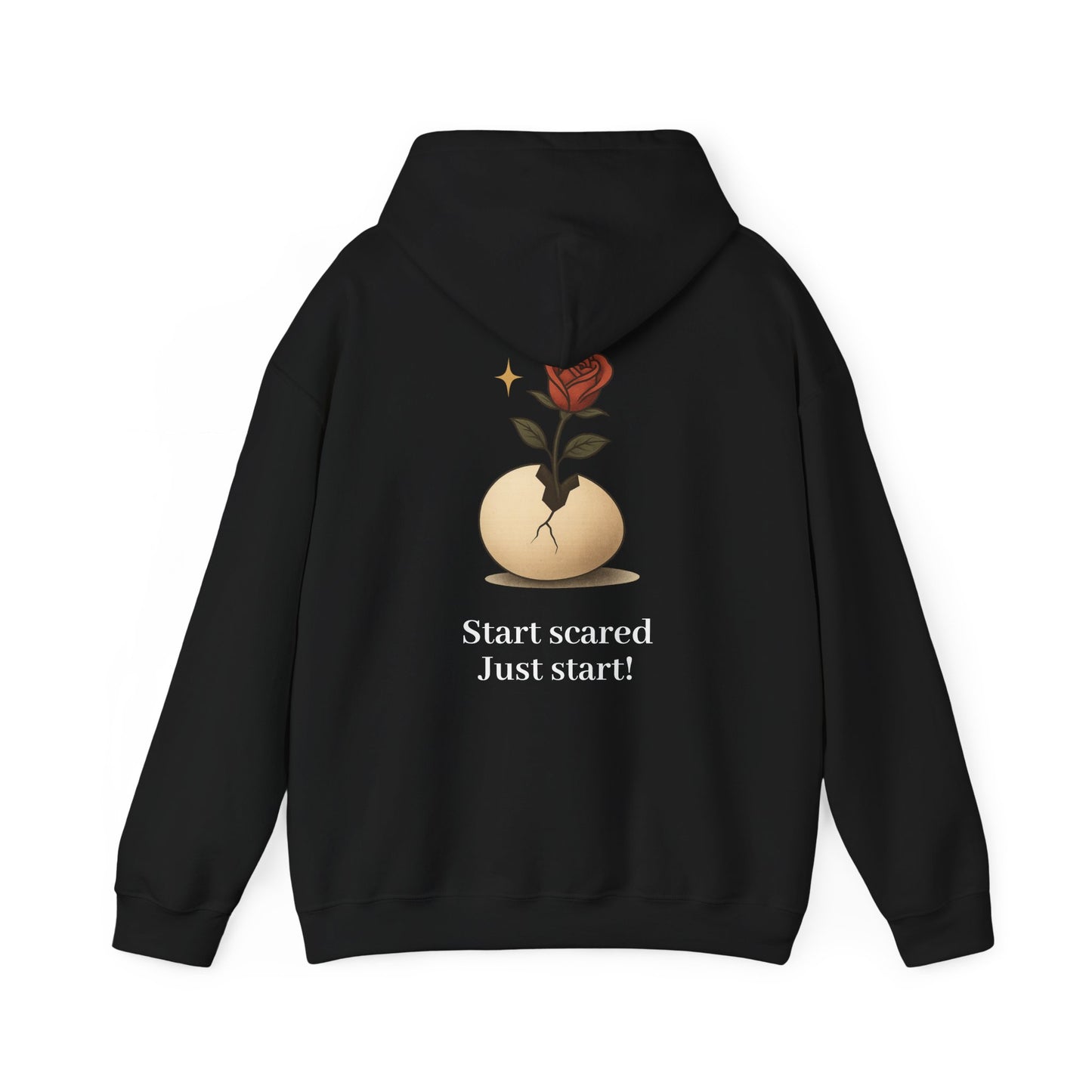 ''Becoming - Just Start'' Unisex Hooded Sweatshirt