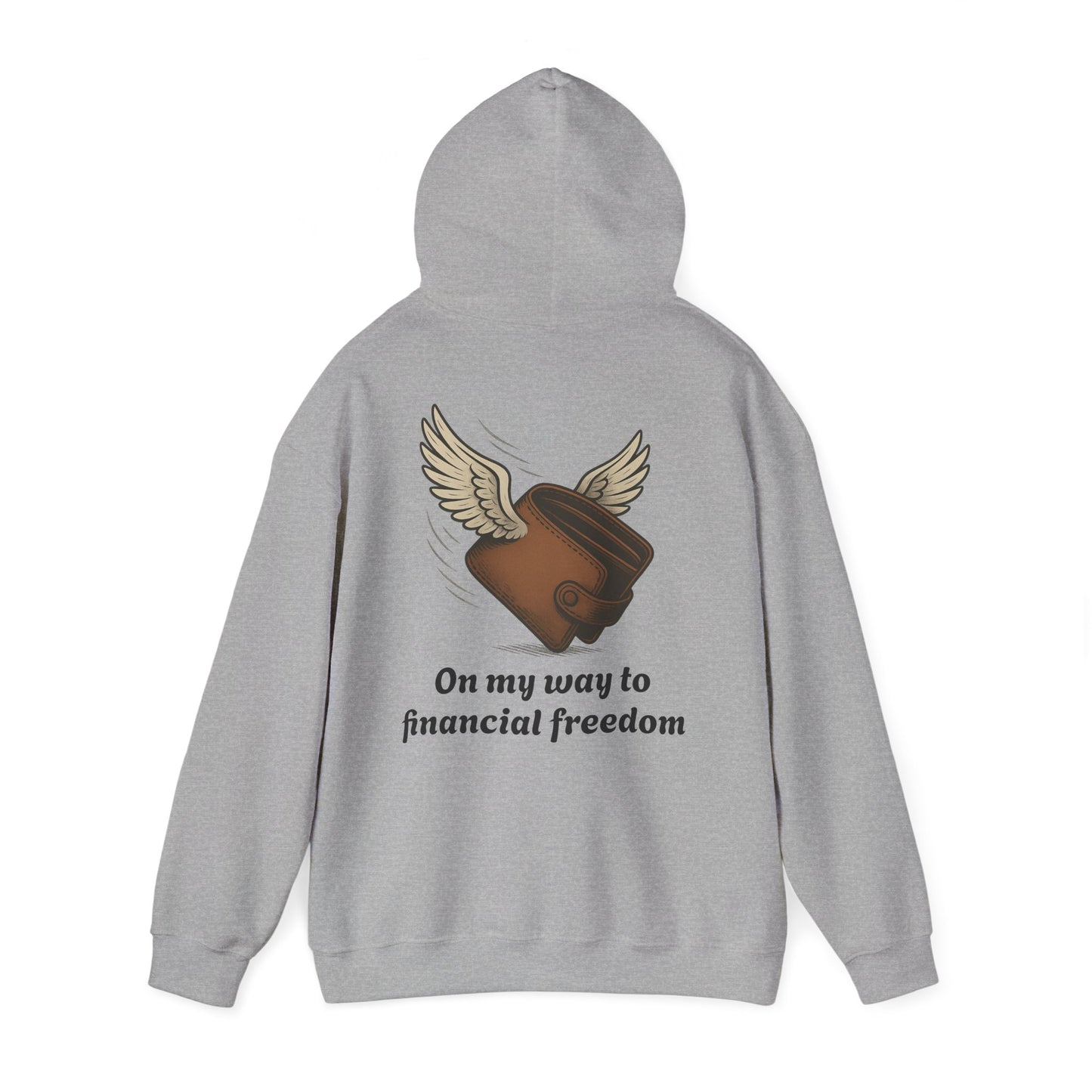 ''Becoming - Financial Freedom'' Unisex Hooded Sweatshirt