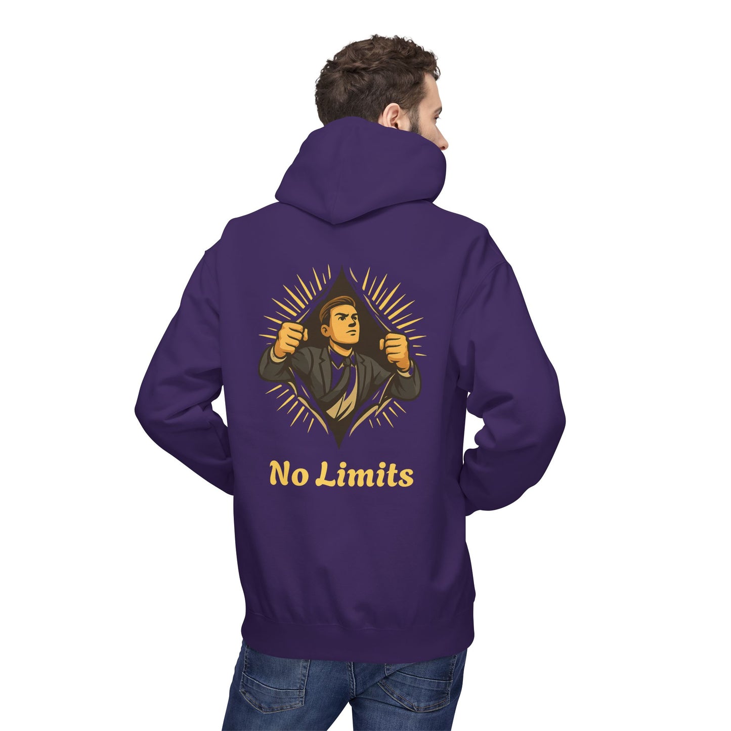 ''Becoming - No Limits'' 80% Cotton Hoodie
