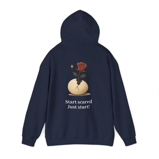 ''Becoming - Just Start'' Unisex Hooded Sweatshirt