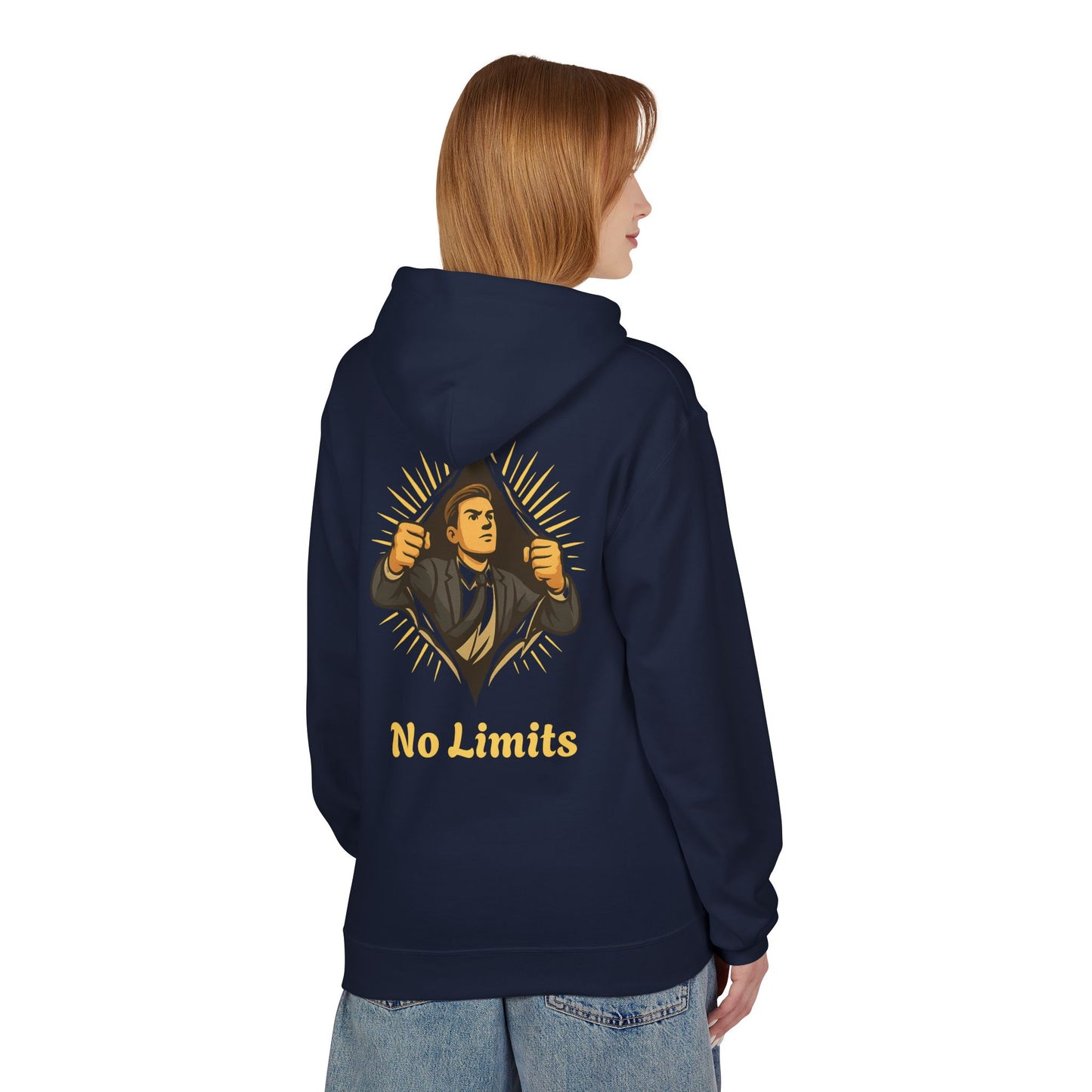 ''Becoming - No Limits'' 80% Cotton Hoodie