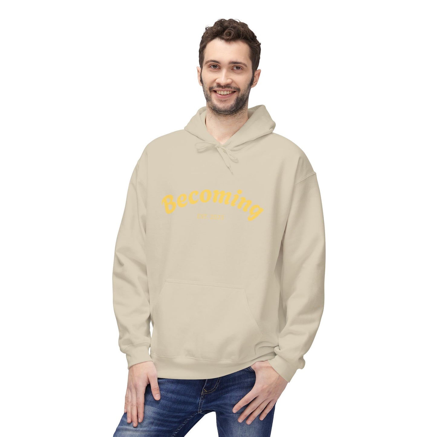 ''Becoming - No Limits'' 80% Cotton Hoodie