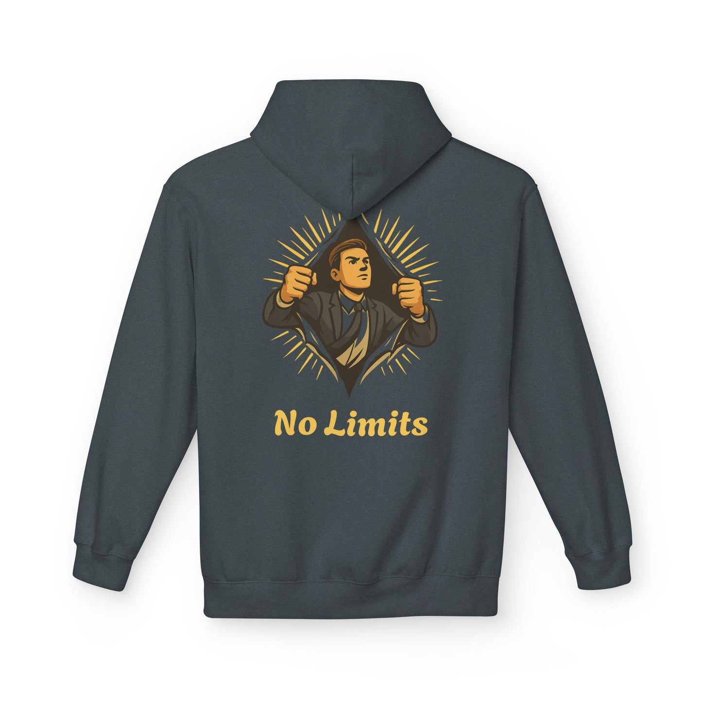 ''Becoming - No Limits'' 80% Cotton Hoodie