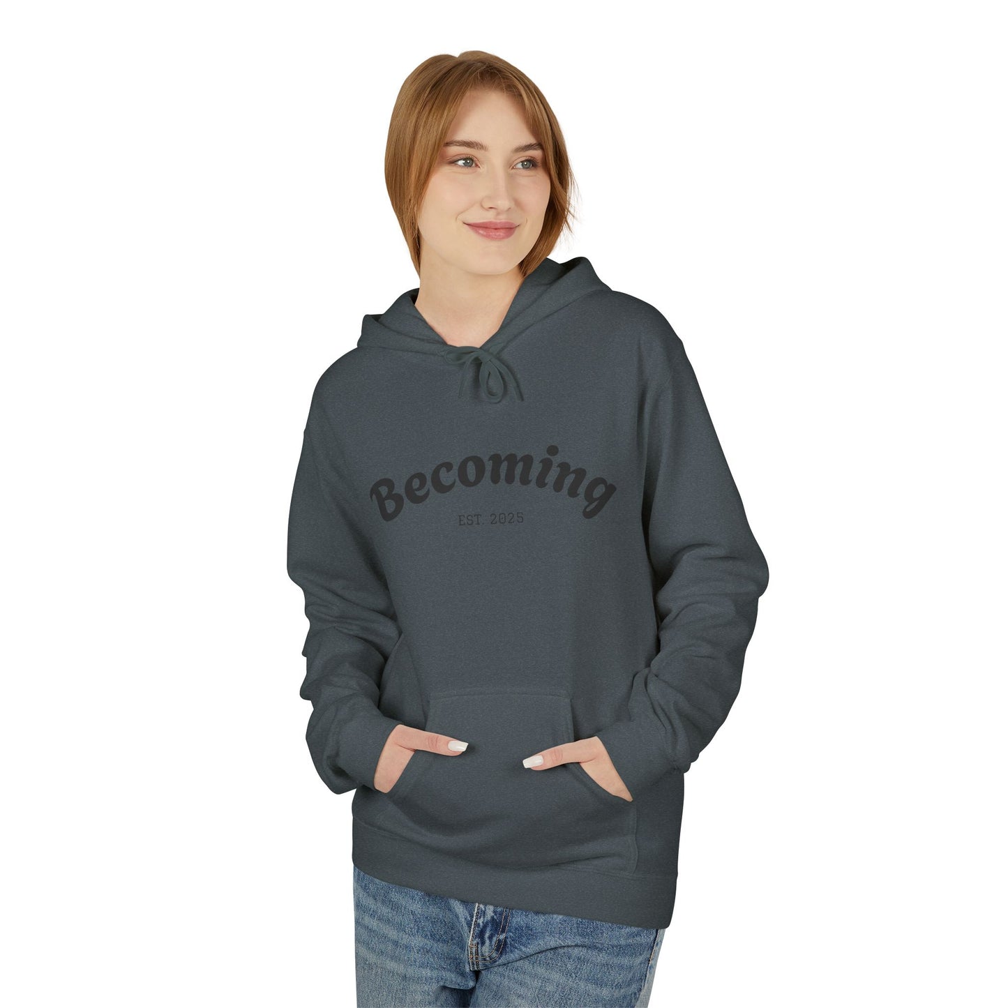 ''Becoming'' Unisex Midweight Softstyle Fleece Hoodie