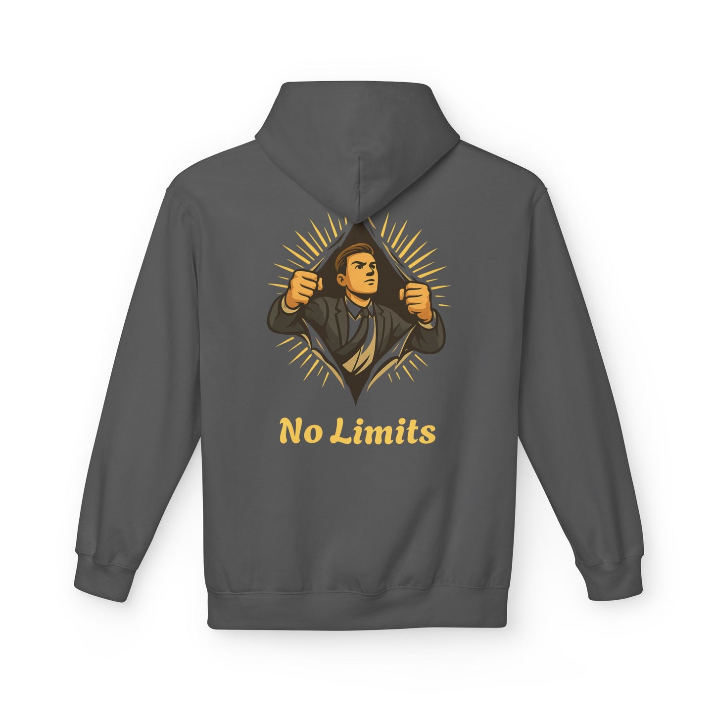 ''Becoming - No Limits'' 80% Cotton Hoodie