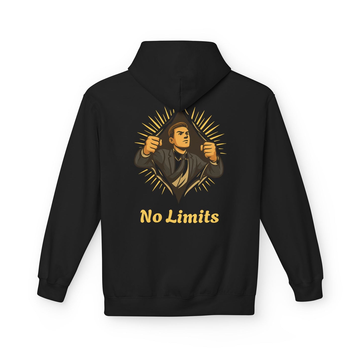 ''Becoming - No Limits'' 80% Cotton Hoodie
