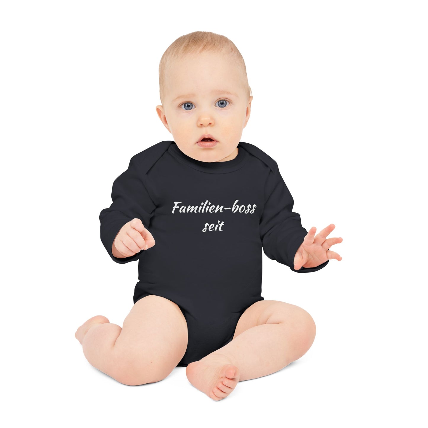 “Familien-boss“Baby Bodysuit, Organic Cotton