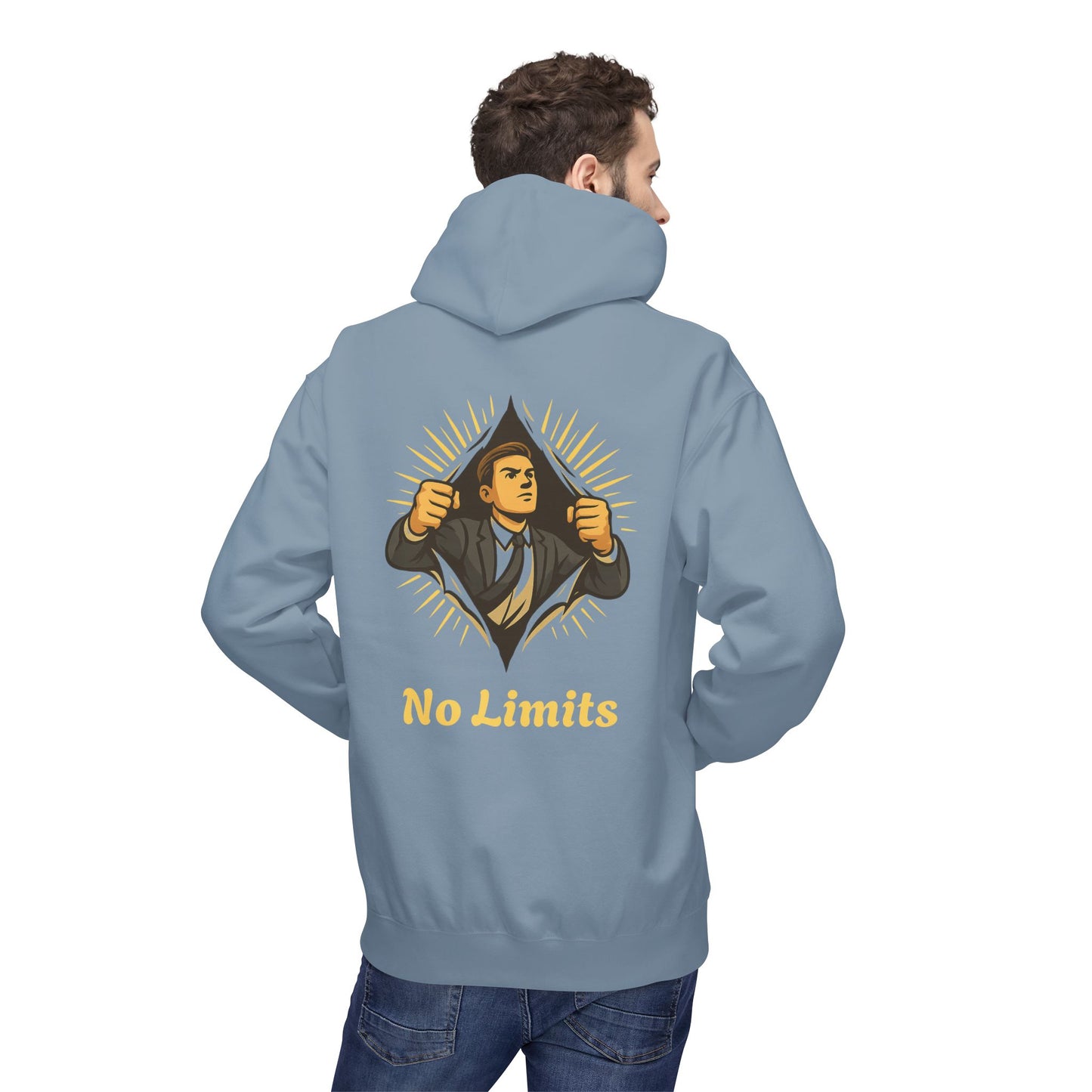 ''Becoming - No Limits'' 80% Cotton Hoodie