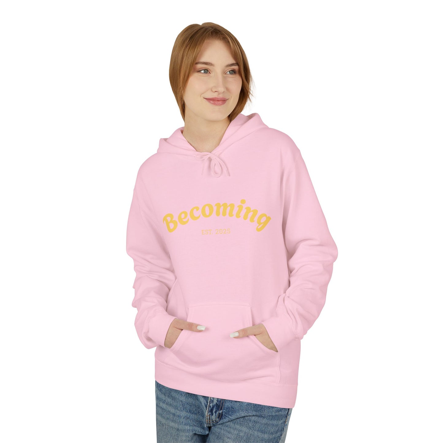 ''Becoming - No Limits'' 80% Cotton Hoodie
