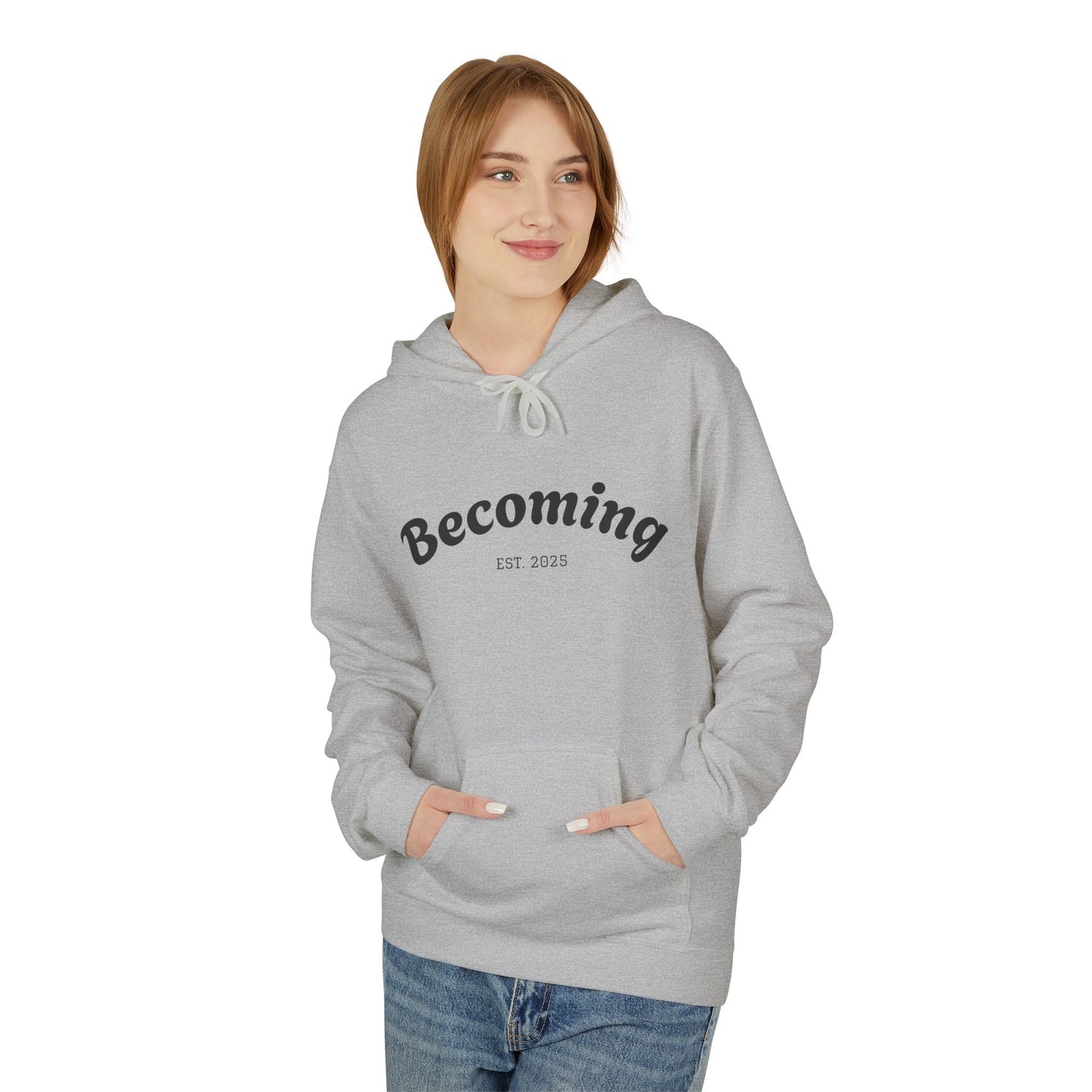 ''Becoming'' Unisex Midweight Softstyle Fleece Hoodie