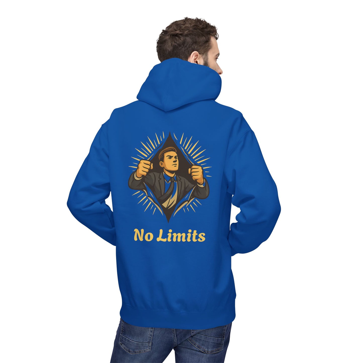''Becoming - No Limits'' 80% Cotton Hoodie