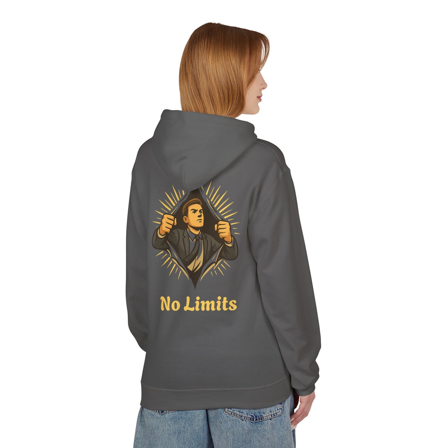 ''Becoming - No Limits'' 80% Cotton Hoodie