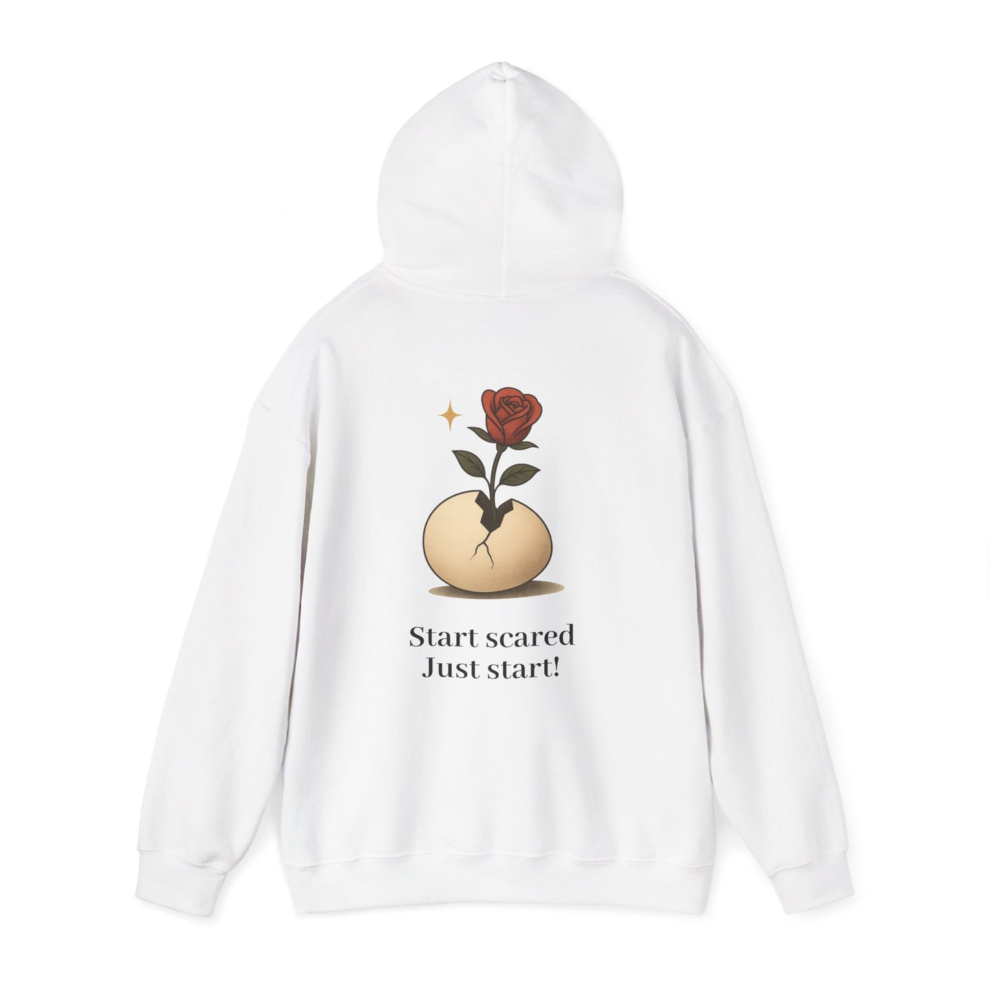 ''Becoming - Just Start'' Unisex Hooded Sweatshirt